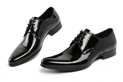 Zapatos de Cuero Oxford para Hombre con Punta Afilada - Image 14