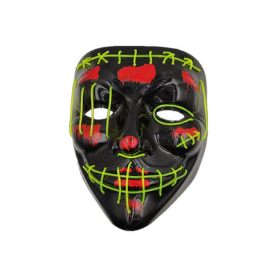 Máscara LED Luminosa en Forma de V para Halloween - Image 2