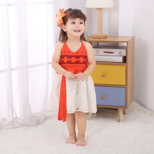 Vestido Princesa Ocean Romance Moana para Niñas - Image 2