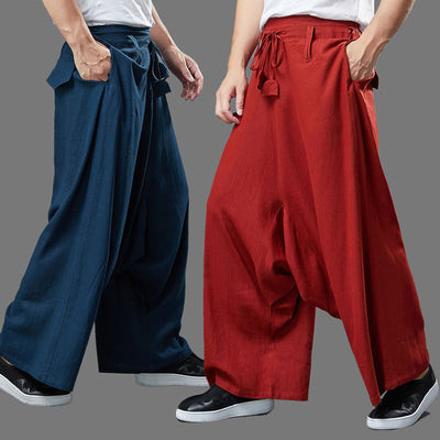 Pantalones de Lino Holgados para Hombre - Corte Amplio y Cómodo - Image 4