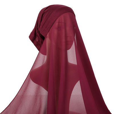 Traje de Gasa Perla para Mujer con Pañoleta Coordinada - Image 6
