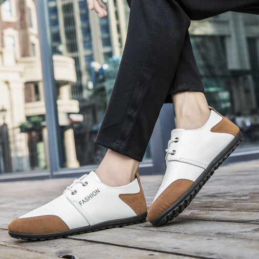 Zapatos Blancos Transpirables para Hombre - Estilo Casual Moderno - Image 3