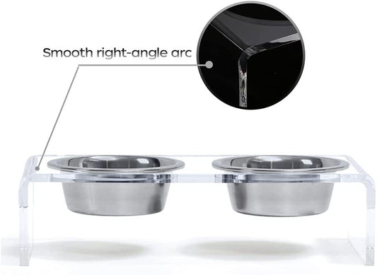 Comedero Elevado de Acrílico para Perros y Gatos - Image 3