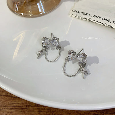 Aretes de Cadena Amor Estilo Hot Girl - Diseño Simple y Elegante - Image 10