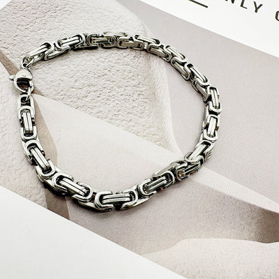 Pulsera de Cadena Dragón Imperial en Acero Inoxidable para Hombre - Resistente al Desvanecimiento - Image 10