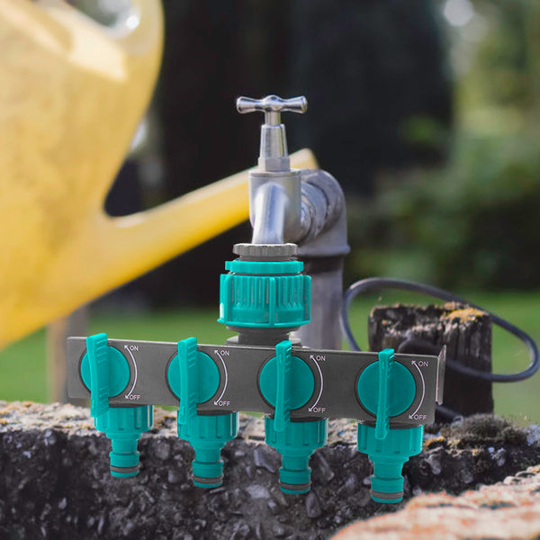 Divisor de Agua de Cuatro Salidas de Una Sola Dirección