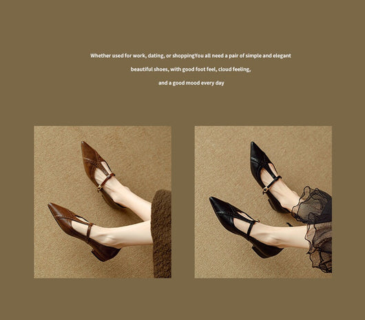 Zapatos Planos Puntiagudos Marrón - Cómodos y Versátiles para Diario - Image 7