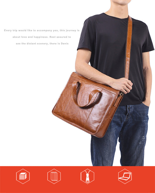 Maletín de Cuero para Hombre - Profesional y Elegante - Image 4