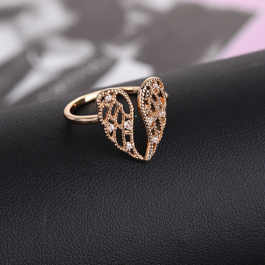 Anillos de Alas de Ángel con Cristales de Diamante para Mujer - Image 6