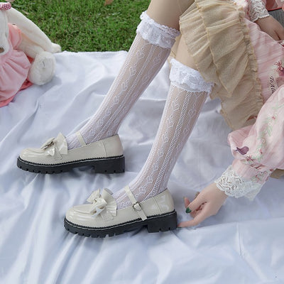 Zapatos Lolita de Cuero Grueso Retro Japonés para Mujer - Image 19