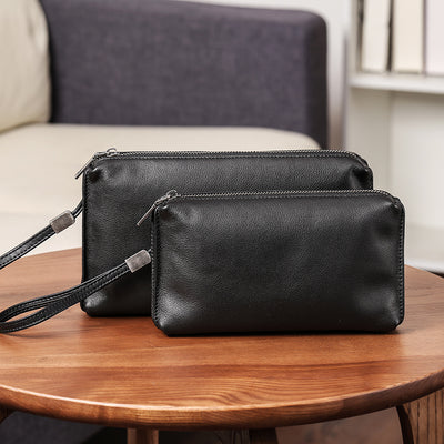 Billetera de Cuero Casual Retro para Hombre