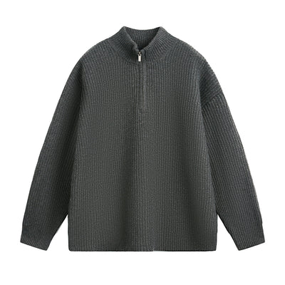 Suéter Cuello Alto con Cierre de Hombre para Otoño Invierno - Image 7