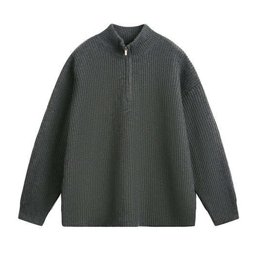 Suéter Cuello Alto con Cierre de Hombre para Otoño Invierno - Image 7