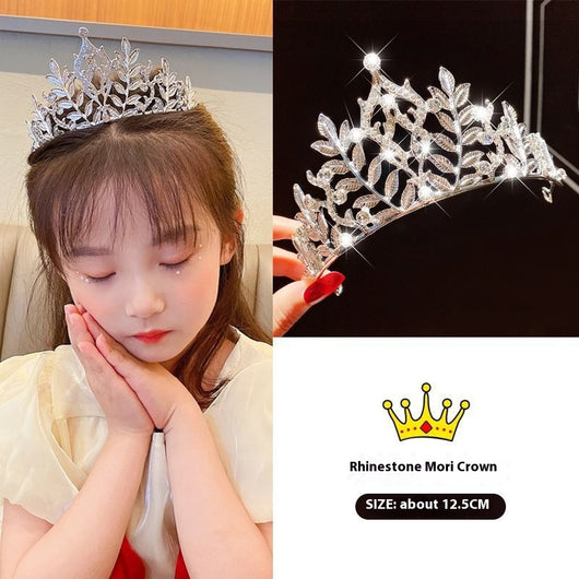 Corona Tiara para Niñas con Clip de Pelo - Accesorio de Princesa - Image 34