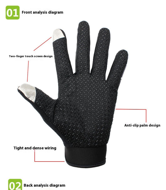 Guantes de Ciclismo con Protección Solar Full Finger Transpirables - Image 11