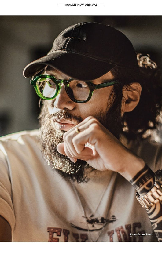 Gafas Retro Clásicas Americanas para Hombre - Montura de Acetato - Image 14