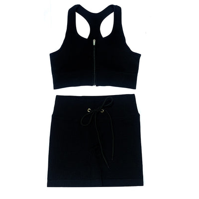 Conjunto Deportivo Mujer: Top y Shorts Costilla Ajustado - Image 7