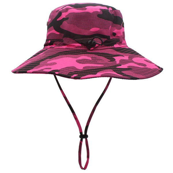 Gorra de Pesca con Camuflaje y Protección Solar