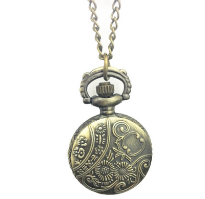 Reloj de Bolsillo Vintage Búho con Diseño Artístico Degradado - Image 4