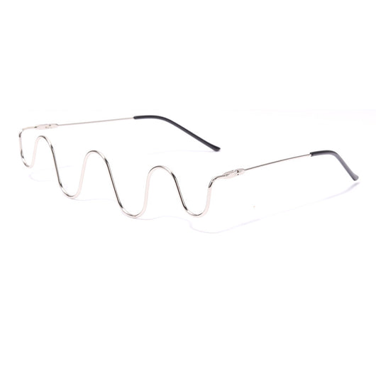 Gafas Artesanales con Diamantes - Montura Media Aro - Image 4