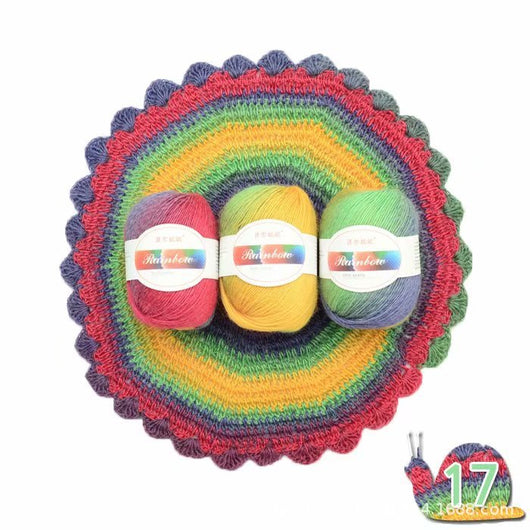 Ovillo Arcoíris Multicolor para Tejer - Image 22