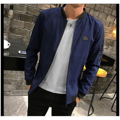 Abrigo Slim Cuello de Pie para Hombre - Elegancia Moderna - Image 3