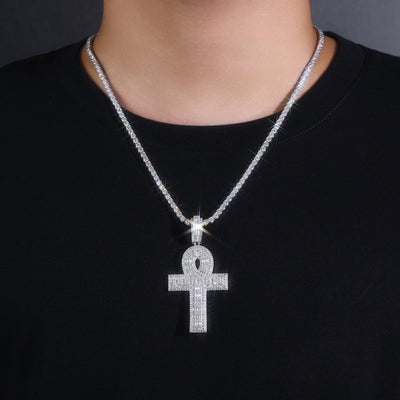 Collar Colgante Moissanita Plata 925 Chapada en Platino - Joyería Lujo Minimalista - Image 5