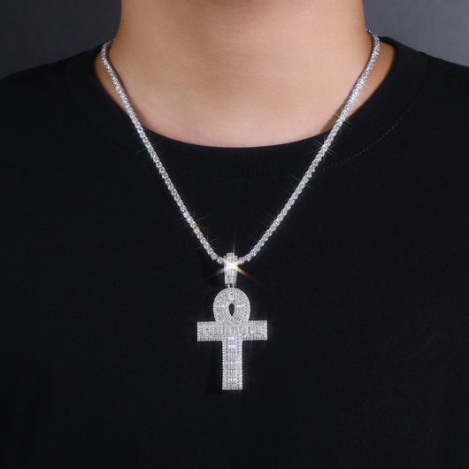 Collar Colgante Moissanita Plata 925 Chapada en Platino - Joyería Lujo Minimalista - Image 5