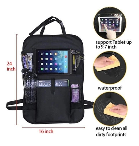 Organizador de Asiento para Auto Compatible con Apple - Bolsa Multifuncional 600D - Image 3