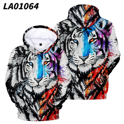 Sudadera Hombre Estampado Tigre Creativo Animal Style - Image 16