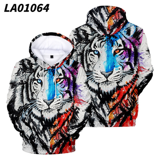 Sudadera Hombre Estampado Tigre Creativo Animal Style - Image 16