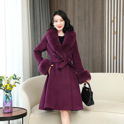 Abrigo de Lana Reversible Estilo Coreano para Mujer - Image 7