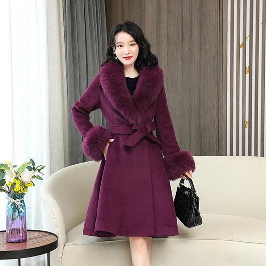 Abrigo de Lana Reversible Estilo Coreano para Mujer - Image 7