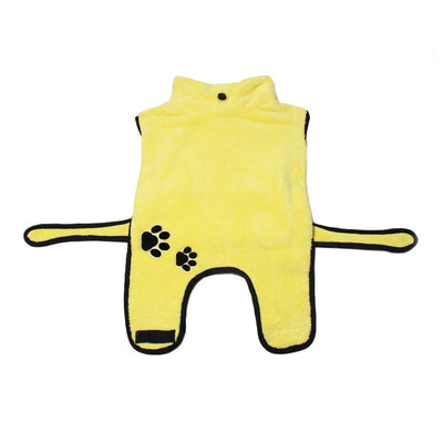 Bata Pijama de Felpa Coral con Bordado para Mascotas - Image 10