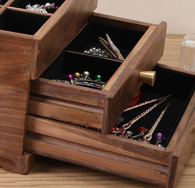 Gabinete de Almacenamiento en Madera Maciza para Cosméticos - Image 11