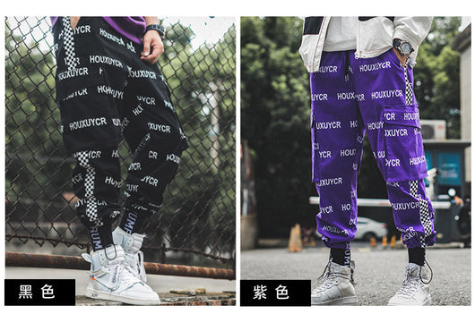 Pantalones de Moda Estampado Letras para Hombre - Comodidad y Estilo - Image 19