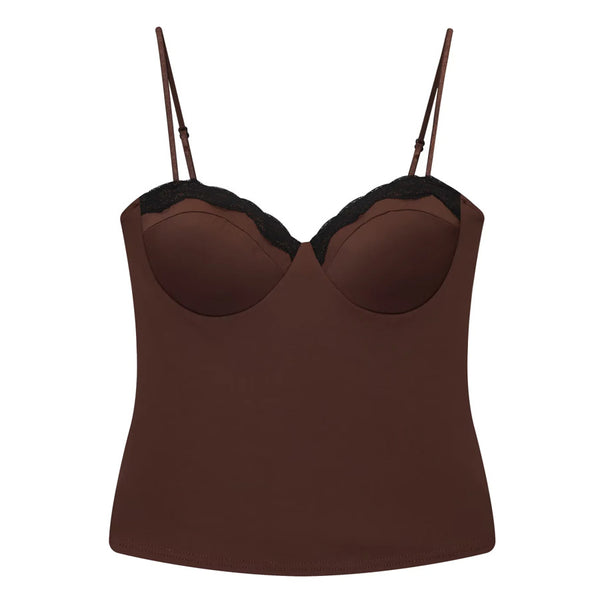 Camiseta de Encaje para Mujer - Prenda Versátil sin Mangas