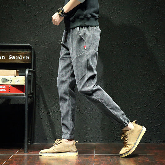 Pantalones Harem Cómodos Talla Grande para Hombre - Estilo Casual Moderno - Image 4