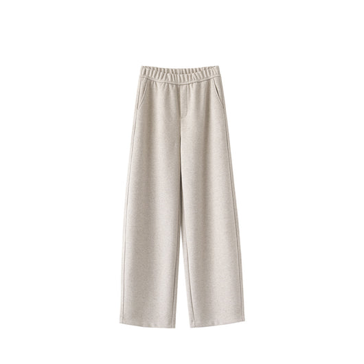 Pantalones de Lana Rectos Térmicos Talle Alto Slim Otoño Invierno - Image 4