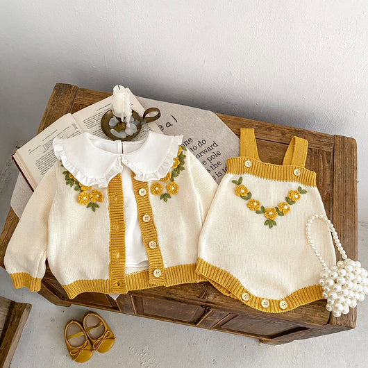 Abrigo Tejido en Crochet 3D para Niñas - Image 12