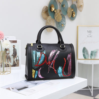 Bolsa Mensajera de Moda con Bordado de Lentejuelas para Mujer - Image 11