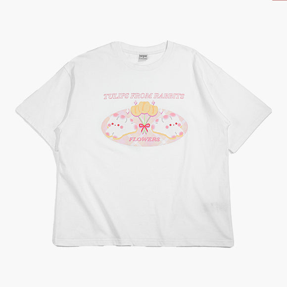 Playera Japonesa de Algodón Adorable para Estudiantes y Novias