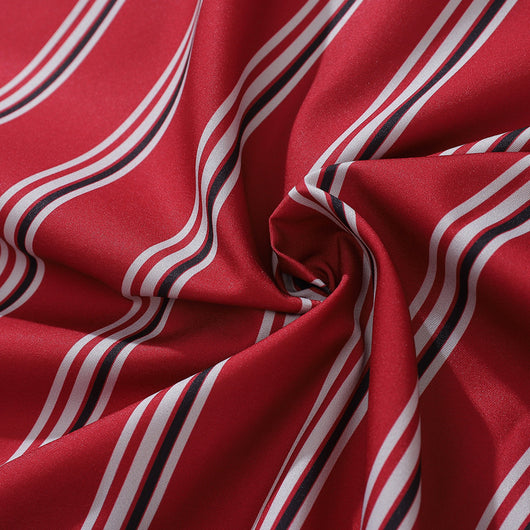 Camisa de Manga Larga con Rayas Contrastantes Estilo Estadounidense para Hombre - Image 10