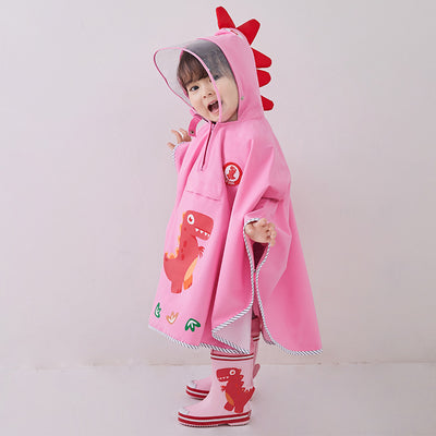 Impermeable Infantil Tipo Capa con Diseño de Dinosaurio - Image 8