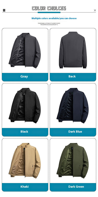 Chompa de Cuello Alto Casual para Hombre Talla Grande - Ropa de Trabajo - Image 19