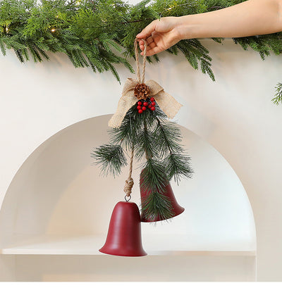 Pequeño Colgante Campana de Terciopelo con Moño - Image 12