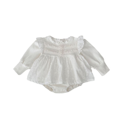 Vestido Princesa Niña con Detalles Bordados y Falda Superpuesta - Image 5