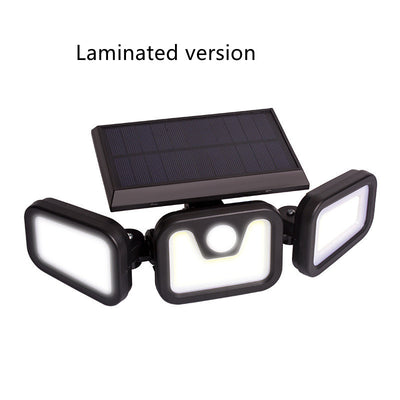 Lámpara Solar Giratoria 360° para Exteriores - Luz de Pared Triple Ajustable - Image 7