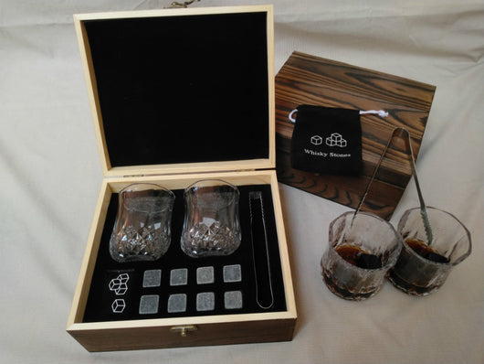 Set de Whisky Premium con Piedras de Hielo y Caja de Madera - Image 16