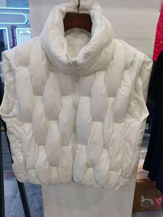 Chaleco de Algodón para Mujer con Cuello Tipo Street - Image 4